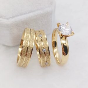 3 ring set for couples