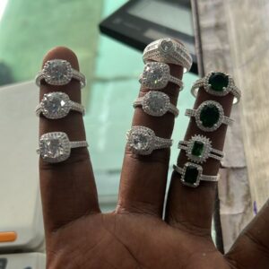 PURE SILVER ENGAGEMENT RINGS