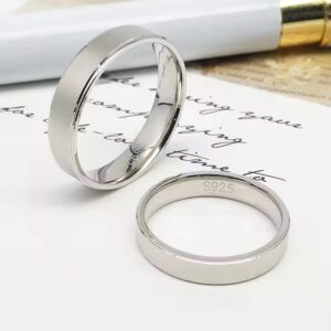 Silver Wedding Rings ( APAIR )
